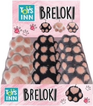 Plišasti obesek tačka – mešanica 3 vzorcev - 1 kos
