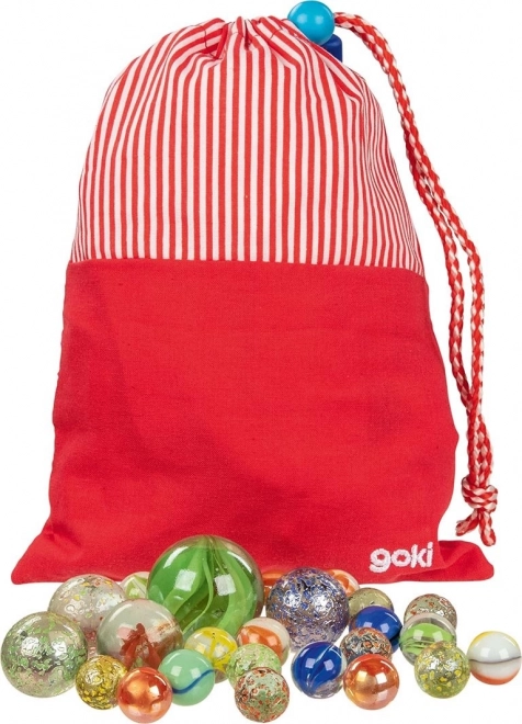Goki vrečka s steklenimi frnikoli 50 kos
