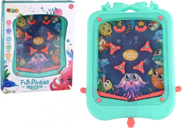 Namizna igra mini pinball z kroglico – zelena