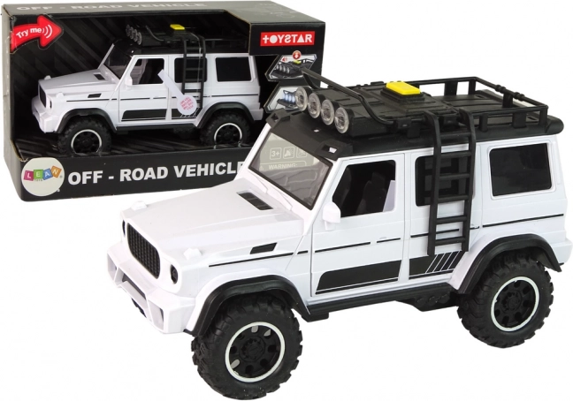 Belo terensko vozilo 1:14 z zvoki in lučmi