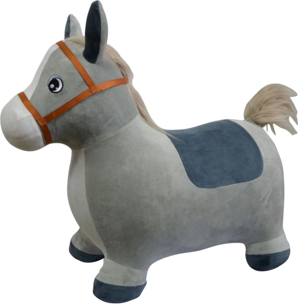 Poskočni osliček za otroke z ovitkom in pumpico