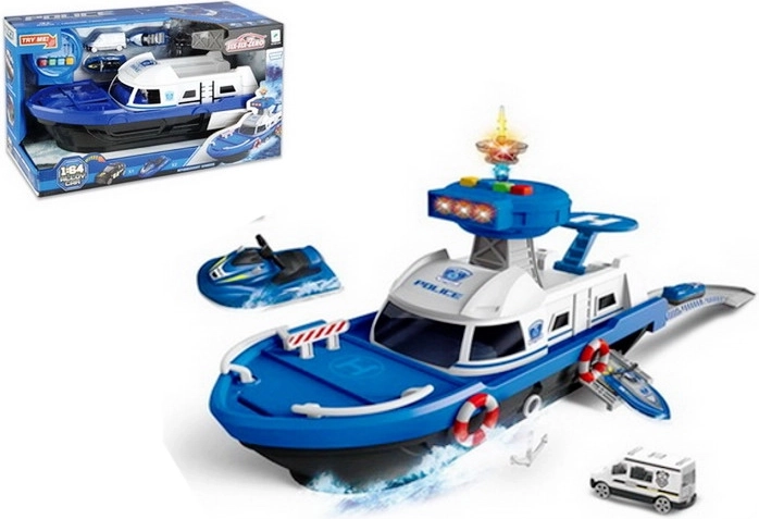 Policijski čoln z lučjo in zvokom