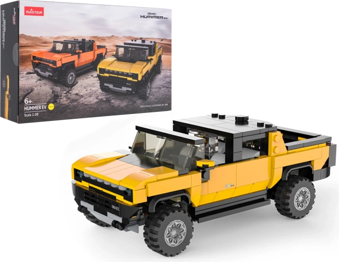 Maketarski komplet Hummer EV RASTAR v merilu 1 : 30 – Rumena