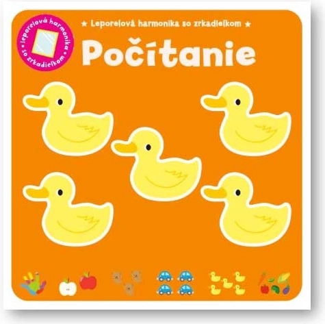 Harmonika leporelo z ogledalcem – štetje