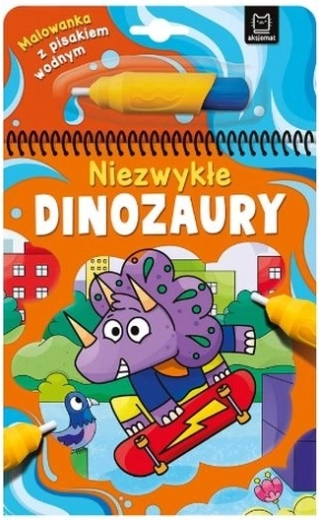 Vodna pobarvanka z vodnim flomastrom – Nenavadni dinozavri