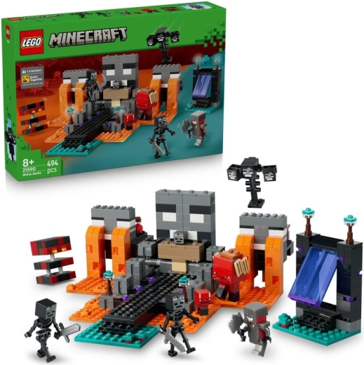 LEGO Minecraft – Spopad z Witherjem gradbeni set za otroke