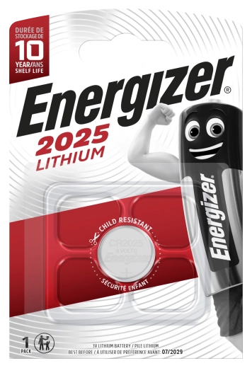 Litijeva gumbna baterija Energizer CR2025 3 V