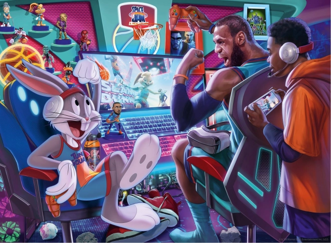 Ravensburger sestavljanka Space Jam Gamestation 300 kosov sestavljanka