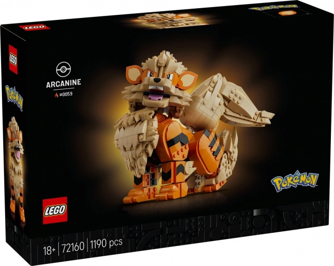 Komplet LEGO Pokémon Arcanine za odrasle