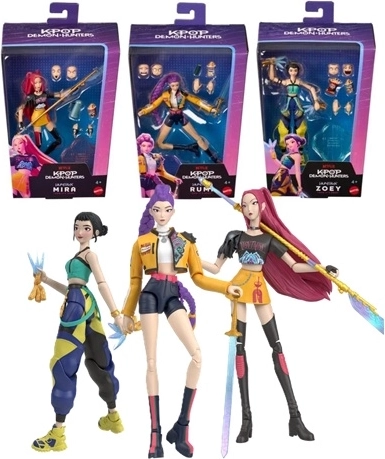 Mattel K-POP Demon Hunters akcijska figurica, naključni izbor - 1 kos