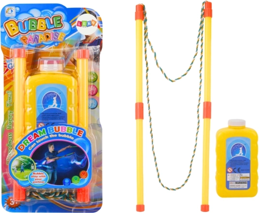 Komplet za orjaške milne mehurčke z vrvico in raztopino 500 ml