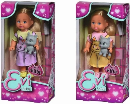 punčka Evi Love s mucko – 2 različici