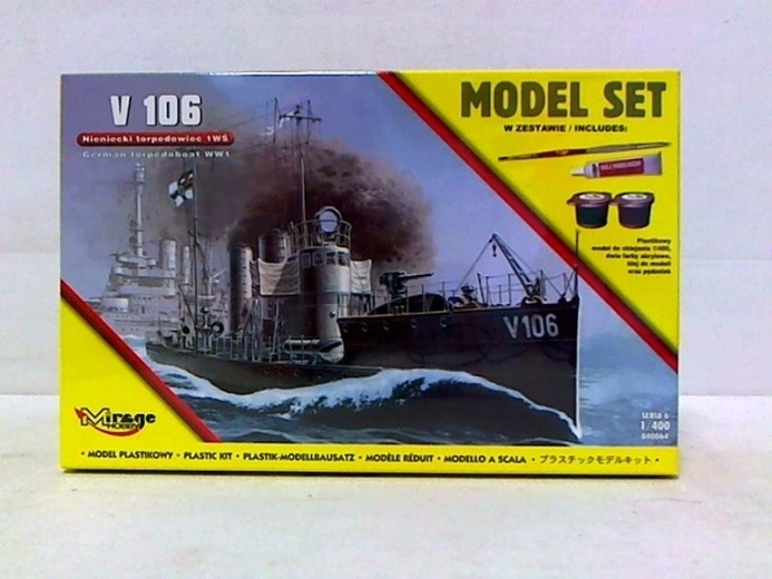 Mirage Hobby torpedni čoln V106 – plastični model za lepljenje