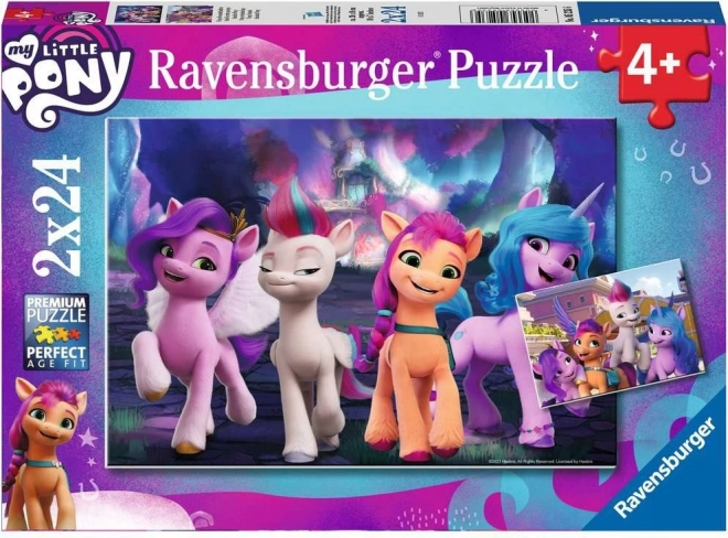 Sestavljanka My Little Pony 2x24 koščkov
