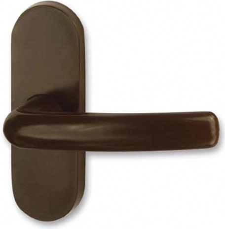 Balkonski ročaj Klasik plast rjav