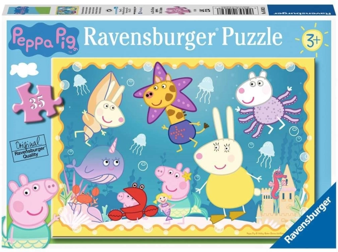Ravensburger sestavljanka Peppa Pig: Podvodni svet 35 koščkov