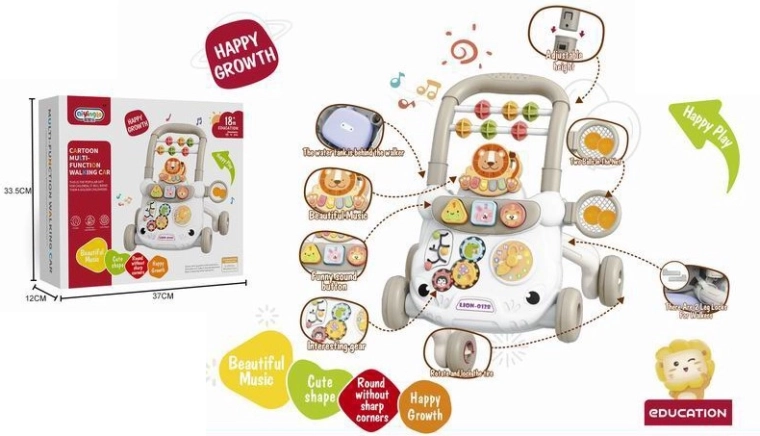 Interaktivni otroški hojček v obliki leva