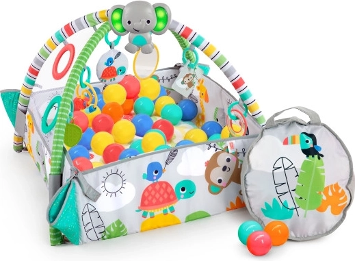 Bright Starts 5-in-1 Play Mat Your Way Ball Play Totally Tropical