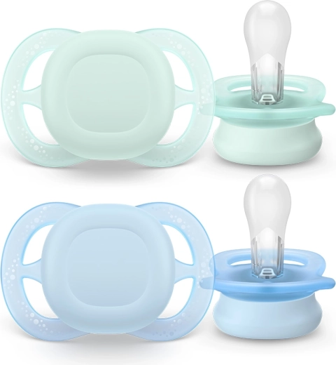 Philips Avent dudica UltraStart nevtralna 0–2 meseca, 2 kosa