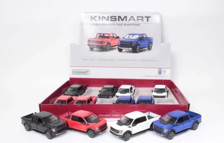 Metal model car Ford F-150 Raptor 2022 (14 cm)