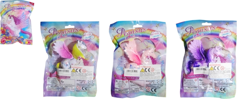 Plastični samorog z glavnikom – 1 kos