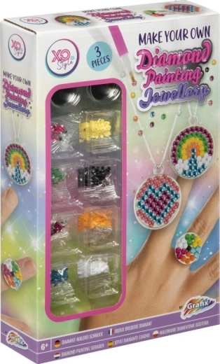 Jewelry Making Kit with Diamond Painting for Kids