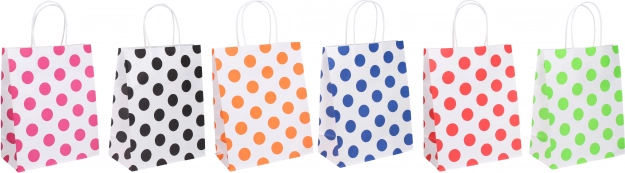 Darilna vrečka L 25x32x12 cm v različnih barvnih izvedbah