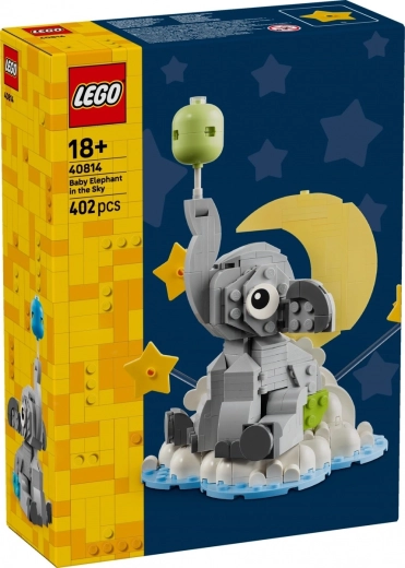 LEGO Iconic slonček na oblačku