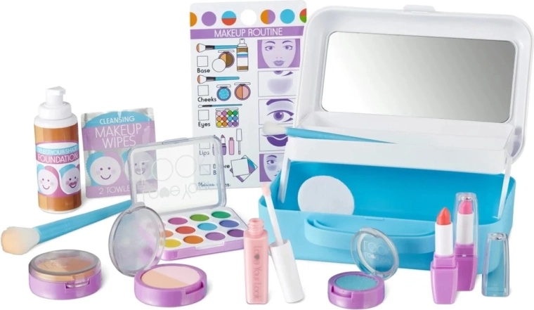Melissa & Doug Love Your Look kids’ makeup studio – 16-piece set