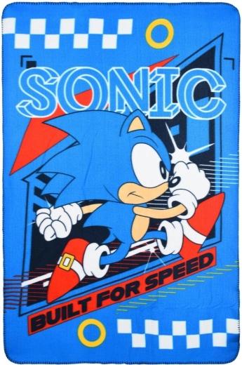 Flisasta odeja Sonic