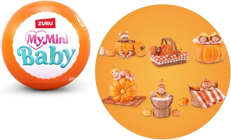 ZURU My Mini pumpkin patch – kapsula s presenečenjem - 1 kos