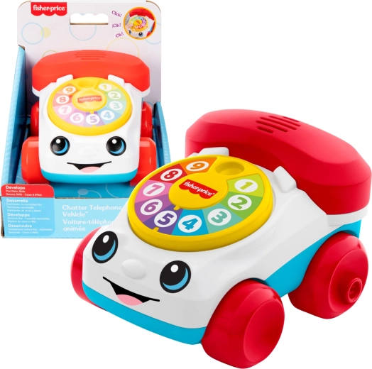 Fisher-Price Telefonček na kolesih za male čveke