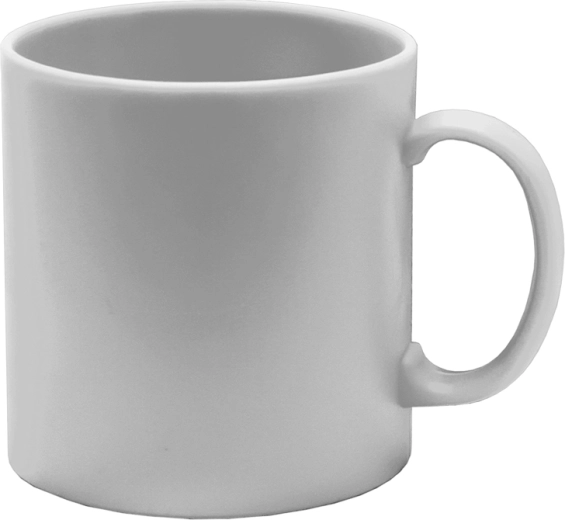 Velik gladek plastični lonček 350 ml – mešanica barv