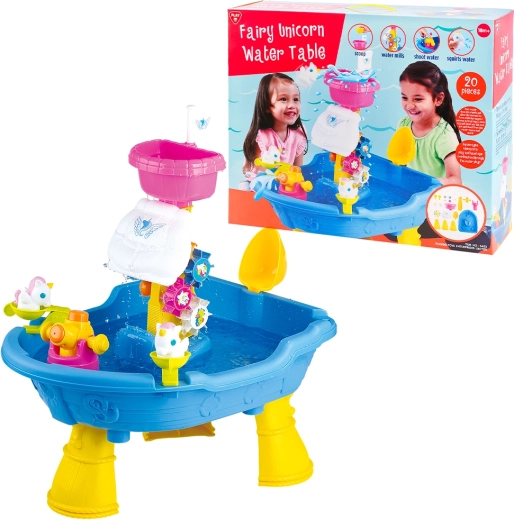 Vodna mizica z enorogom PLAYGO – komplet 20 delov