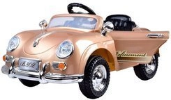 Stajlovit retro električni avto za otroke z 2 motorjema 12 V in daljinskim upravljanjem – Lakiran