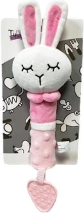 Plišasti zajček s zvokom 17 cm TULILO