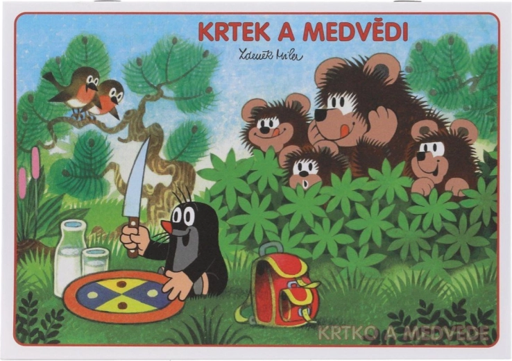 Pobarvanke A5 Krtek in medvedi