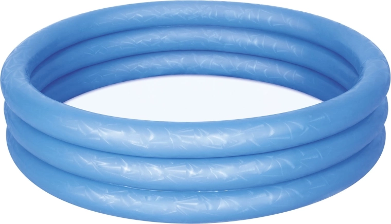 Napenljiv otroški bazen 122 × 25 cm BESTWAY Splash 'N Smile, moder