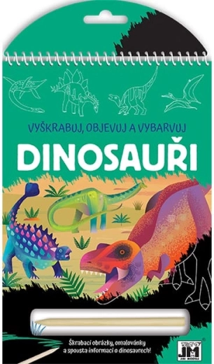 Postrgaj, odkrivaj, pobarvaj dinozavre