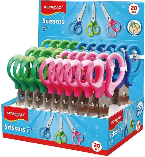 Otroške škarje KEYROAD Soft 12,5 cm - 1 kos