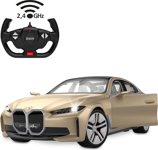 RC-model BMW i4 Concept v merilu 1:14 s svetilkami, zlate barve