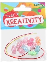 Barvne perlice s vrvico