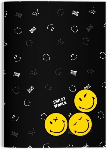 Zvezek A4 Smiley World, črtast
