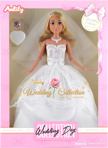 Modna punčka v belih poročnih oblekah Deluxe