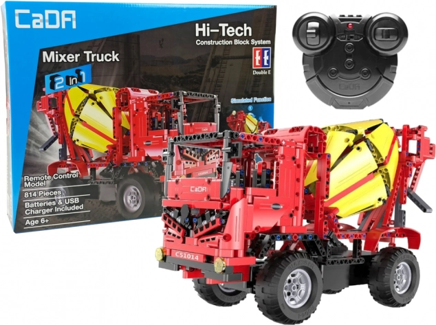 Gradbeni set CADA RC betonski mešalnik 2,4G – 815 delov