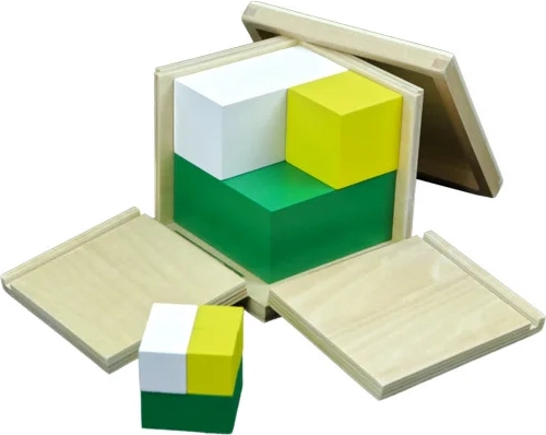 Moyo montessori kocka za izračun druge potence - 1 kos