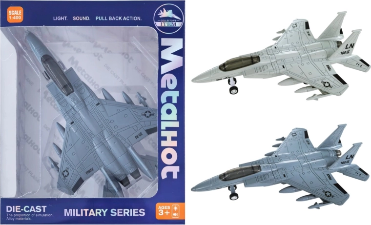 Kovinski model lovskega letala F-15 Eagle 1:400
