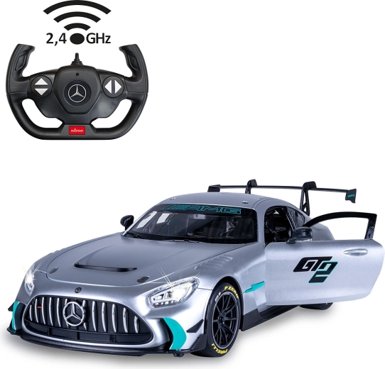RC-avtomobil Mercedes-AMG GT2 v merilu 1:14, srebrn
