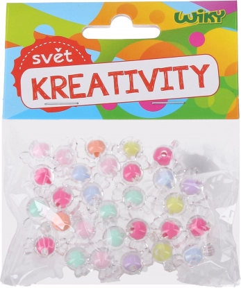 Barvane kroglice mix 16 mm