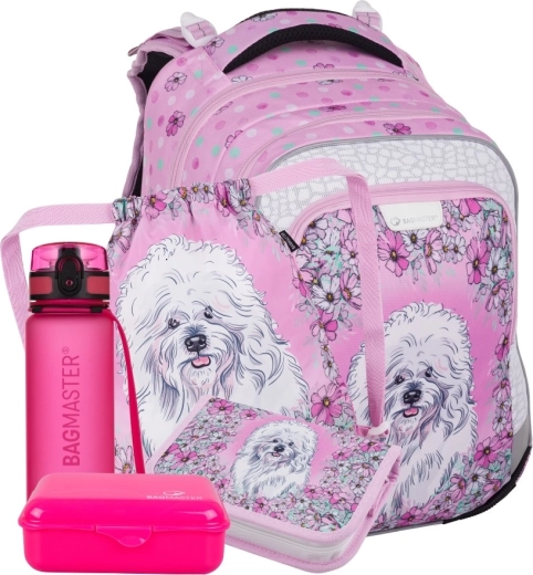 Bagmaster LUMI 24 G large school set for first graders – dog